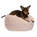 FurHaven Pet Products Round Plush Ball Dog Bed - Shell Small - 18