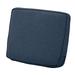 Classic Accessories Montlake FadeSafe Water-Resistant Patio Lounge Back Cushion 23 x 22 x 4 inch Heather Indigo