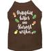 Mirage Pet Pumpkin Kisses Screen Print Dog Shirt Brown XL