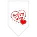 Mirage Pet Products Puppy Love Screen Print Bandana