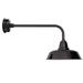 Cocoweb 14 Goodyear LED Barn Light with Traditional Arm in Black