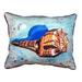 Betsy Drake Interiors Shell Indoor/Outdoor Lumbar Pillow