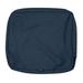 Classic Accessories Montlake FadeSafe Water-Resistant Patio Lounge Back Cushion Cover 19 x 20 x 4 inch Heather Indigo