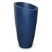 Mayne Modesto 42 Tall Modern Plastic Planter in Neptune Blue