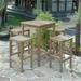 Anderson Teak 27 in. Avalon Square Bar Table