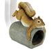 Design Toscano Crash the Squirrel Gutter Guardian Downspout Statue