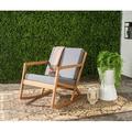 Safavieh Vernon Indoor/Outdoor Modern Rocking Chair with Cushion