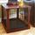 Merry Products End Table Dog Crate Mahogany Small 24L x 18W x 19H in.