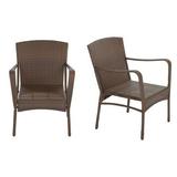 W Unlimited Leisure Collection Outdoor Garden Patio Furniture Chair Set - 2 Piece