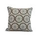 Simply Daisy 20 x 20 Nautical Geo Lines Geometric Print Outdoor Pillow Ivory