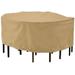 Classic Accessories 23 in. H x 94 in. W Brown Polyester Dining Set Cover