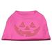 Jack O Lantern Rhinestone Shirts Bright Pink XL (16)