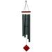 Woodstock Wind Chimes EncoreÂ® Collection Chimes of Earth 37 Green Wind Chime DCE37