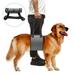 LNKOO Dog Sling with Handle for Canine Aid Veterinarian Approved Dog Lift Harness for Rehabilitation Help Old or Disabled Pets Up Stairs Lift into Vehicle-Gray