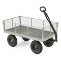 Gorilla Carts 1000-lb. Capacity Steel Utility Cart Model #GOR1001-Com 13-inch Pneumatic Tires