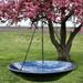 Backyard Essentials Bird Bath Hanging Birdbath Blue Bluebird for Bird Feeders