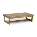 Roy Outdoor Acacia Wood Coffee Table Teak