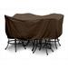 KoverRoos 95252 Weathermax Large Bar Set Cover Chocolate - 84 Dia x 40 H in.