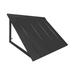 Awntech H22-US-7K 7 ft. Houstonian Metal Standing Seam Awning Black - 92 x 24 x 24 in.