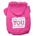 Mirage Pet You Go Fetch Screen Print Pet Hoodies Bright Pink Size XXXL