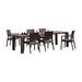 Compamia Ibiza Wickerlook Polypropylene 7 Piece Patio Dining Set