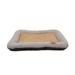 Pet Life Â® Neutral Carpentry Fashion Designer Nano-Silver Anit-Bacterial Pet Dog Bed Lounge