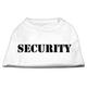 Security Screen Print Shirts White w/ black text Lg (14)