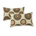 Spray Medallion 19 x 12 in. Outdoor Rectangle Throw Pillow (Set of 2) by Greendale Home Fashions