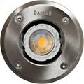 Dabmar Lighting 7W & 12V MR16 LED Stainless Steel & Fiberglass Round Well Light - 304 Stainless Steel