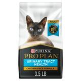 Purina Pro Plan Urinary Tract Cat Food Chicken and Rice Formula 3.5 lb. Bag