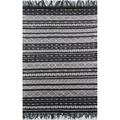 Momeni Otto-2 Rectangle Indoor & Outdoor Area Rug - Black - 7 ft. 9 in. x 9 ft. 9 in.