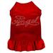 Mirage Pet 57-08 XXXLRD 20 in. Rhinestone Angel Dress Red - 3XL