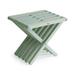 GloDea XQST30YPHG Outdoor Stool Harbor Green