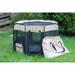 Armarkat Model PP003BGE-M Portable Pet Playpen in Black and Beige Combo