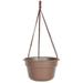 12 in. Dura Cotta Hanging Basket Chocolate