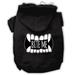 Mirage Pet 62-162 XSBK Bite Me Screenprint Dog Hoodie Black - Extra Small