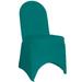 Your Chair Covers - Stretch Spandex Banquet Chair Cover Teal for Wedding Party Birthday Patio etc.
