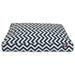 Majestic Pet | Chevron Rectangle Pet Bed For Dogs Removable Cover Navy Blue Extra Large