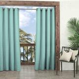 Waverly Sun n Shade Key Largo Curtain Panel Aqua 52x84 84 Inches