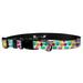 Deluxe Adjustable Dog Collar: Large Pet Pizazz 1 inch Sublimated Polyester by Moose Pet Wear