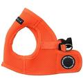 Puppia Neon Soft Vest Harness Step-in No Choke No Pull Walking Training for Small and Medium Dog Orange Small Neon Soft Vest Harnes