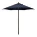 Astella 98 Navy Blue Solid Print Hexagon Market Patio Umbrella