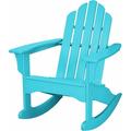 Hanover All-Weather Adirondack Rocking Chair in Aruba