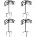 Liberty Garden Decorative Powder Coated Steel Garden Hose Storage Stand (4 Pack)