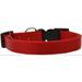 Nylon Dog Collars Durable Adjustable Snap Buckle Pick From 5 Sizes & 16 Colors (Red Large 18 to 26 inch x 1 )