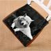 GCKG Wolves White Wolf Animals Chair Pad Seat Cushion Chair Cushion Floor Cushion with Breathable Memory Inner Cushion and Ties Two Sides Printing 16x16 inches