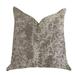 Plutus Garden Breeze Luxury Throw Pillow In Gray And Beige Colors (pack Of 1)