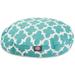 Majestic Pet | Trellis Round Pet Bed For Dogs Removable Cover Teal Medium