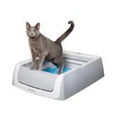 PetSafe ScoopFree Crystal Pro Self-Cleaning Cat Litter Box Automatic Unbeatable Odor Control Gray