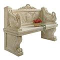 Design Toscano Giant Neoclassical Swan Garden Bench